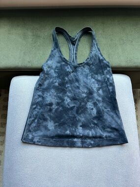 lululemon athletica Black Tie-Dye Racerback Tank